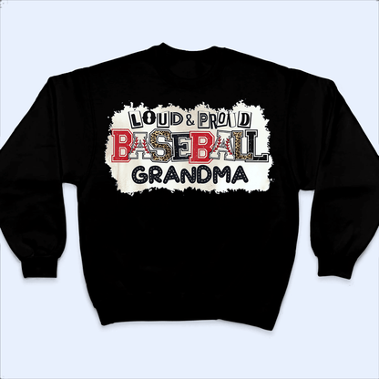 Loud And Proud Grandma Paper Pattern - Personalized Custom T Shirt - Birthday, Loving, Funny Gift for Grandma/Nana/Mimi, Mom, Wife, Grandparent