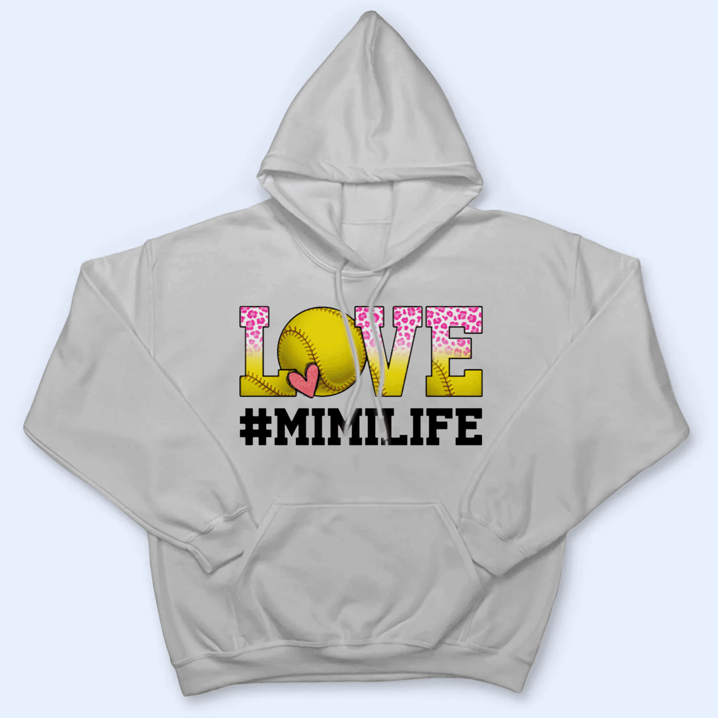 LOVE Sports - Personalized Custom T Shirt - Gift for Grandpa/Grandma, Mom, Dad, Grandparent