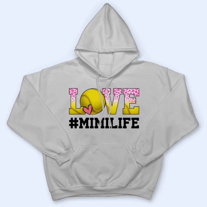 LOVE Sports - Personalized Custom T Shirt - Gift for Grandpa/Grandma, Mom, Dad, Grandparent
