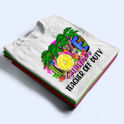 Love Summer- Personalized Custom T Shirt - Birthday, Loving, Funny Gift for Teacher, Kindergarten, Preschool, Pre K, Paraprofessional