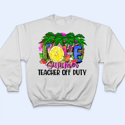 Love Summer- Personalized Custom T Shirt - Birthday, Loving, Funny Gift for Teacher, Kindergarten, Preschool, Pre K, Paraprofessional