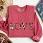 Love Flowers, Sweatshirt, Valentine's Day