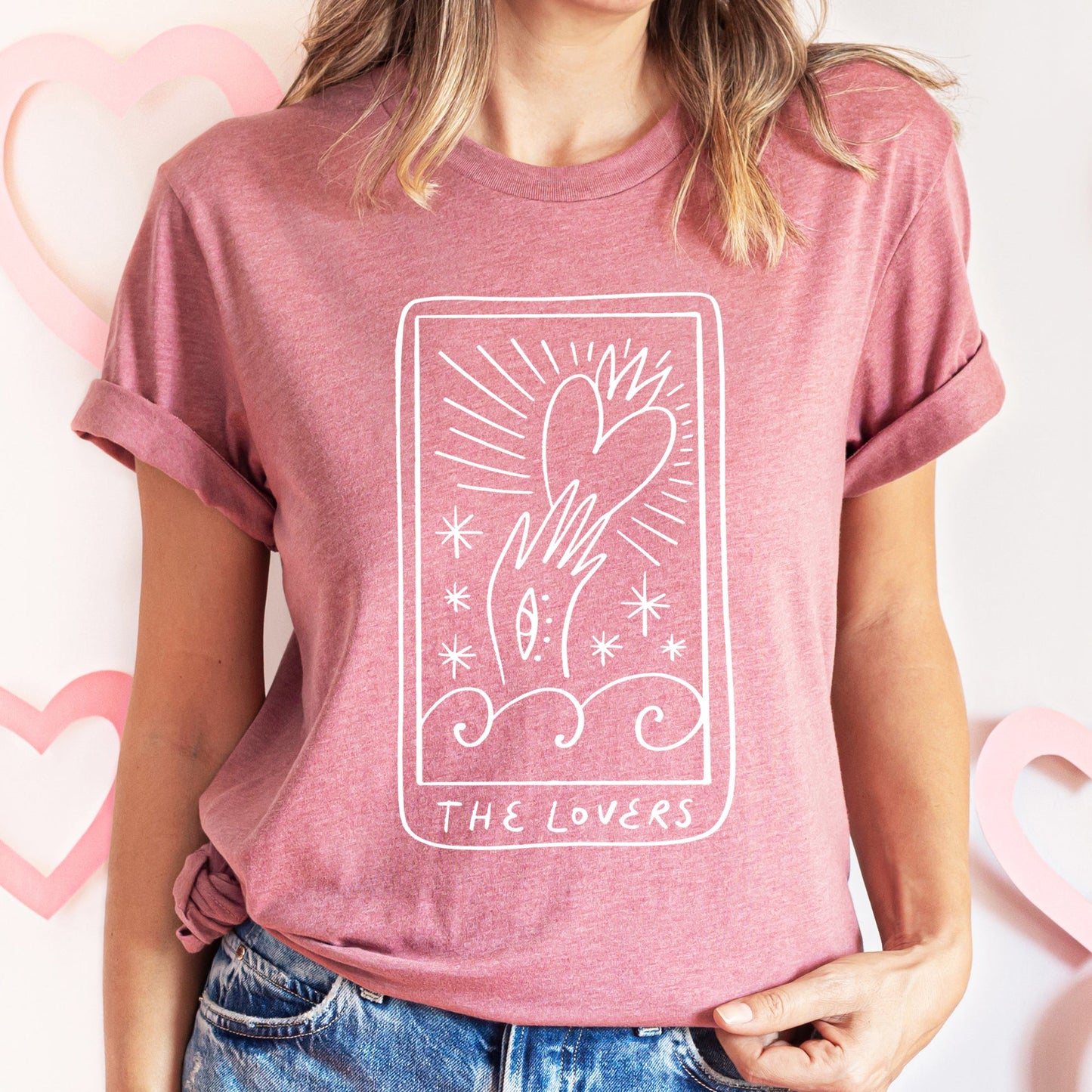 Lovers Tarot, Mystical, Magic, Super Soft Tshirt, Valentine's Day