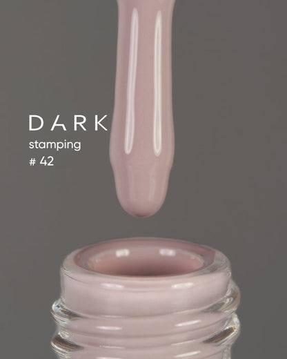 DARK STAMPING POLISH №42 LIGHT GRAY, 8 ML Article : S042