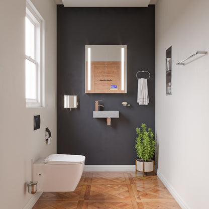 ALFI brand ABN1224 12 x 24  Vertical Double Shelf Bath Shower Niche