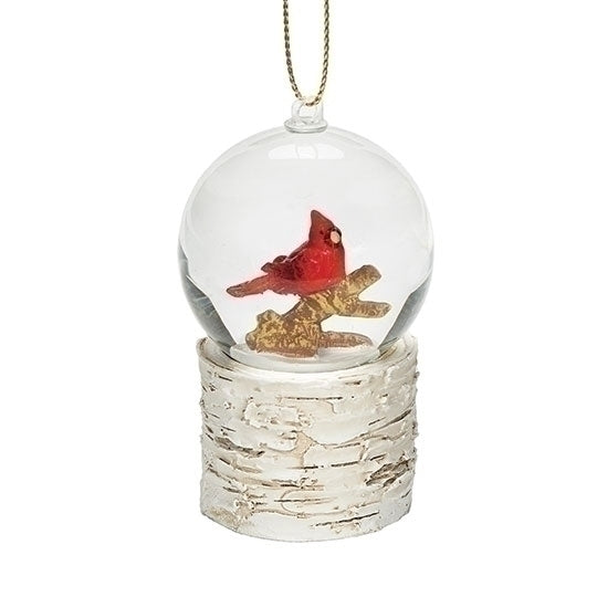 Snowglobe Cardinal Ornament