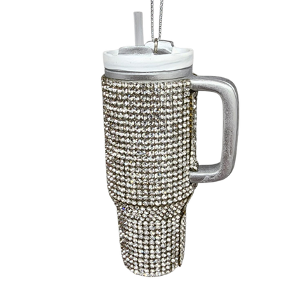 Crystal Tumbler Ornament