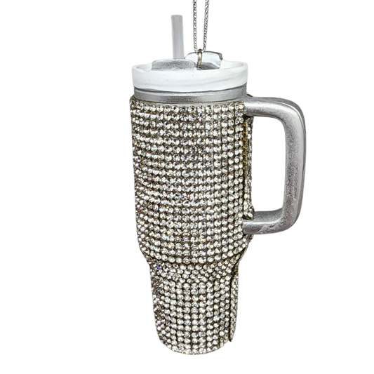 Crystal Tumbler Ornament