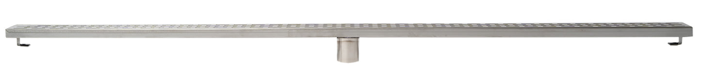 ALFI brand ABLD59C Linear Shower Drain with Groove Holes