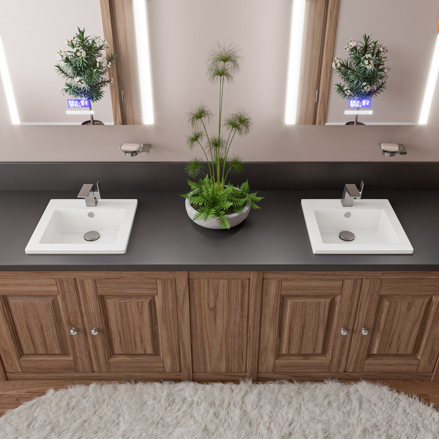 ALFI brand AB9056 Matte Pop Up Drain with Overflow