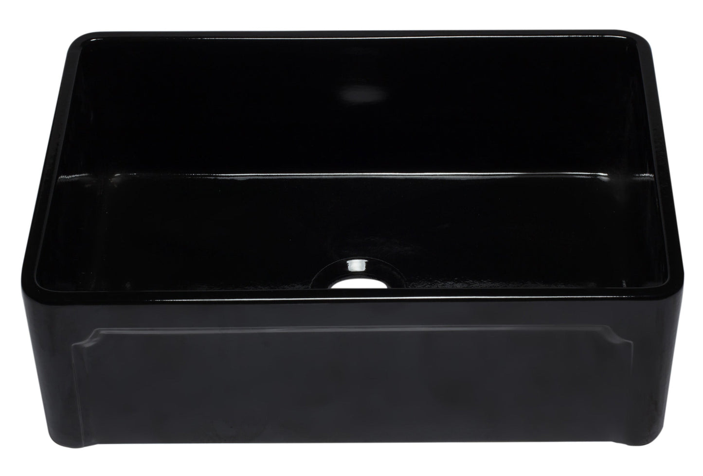ALFI brand AB3020SB 30 inch Biscuit Reversible Single Fireclay Farmhouse Kitchen Sink