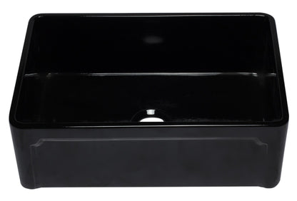 ALFI brand AB3020SB 30 inch Biscuit Reversible Single Fireclay Farmhouse Kitchen Sink