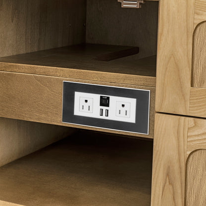 Laurent 48" Single Vanity Cabinet, Light Natural Oak