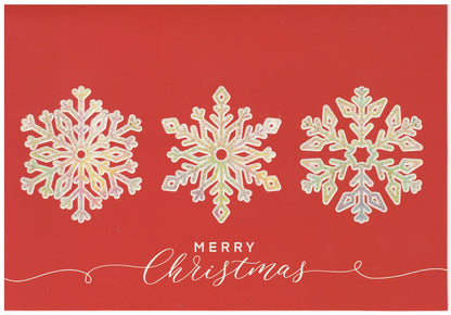 Luxury Boxed Cards - Set of 18 - Snowflakes