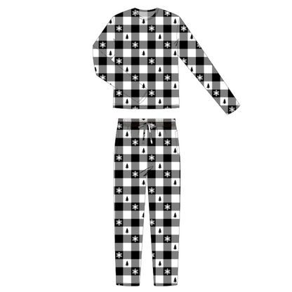 Crew Neck Bamboo Christmas Pajamas