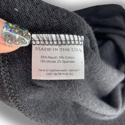 Luxe Cropped Sweater Knit Wrap Top Ballet Warm Up - Black