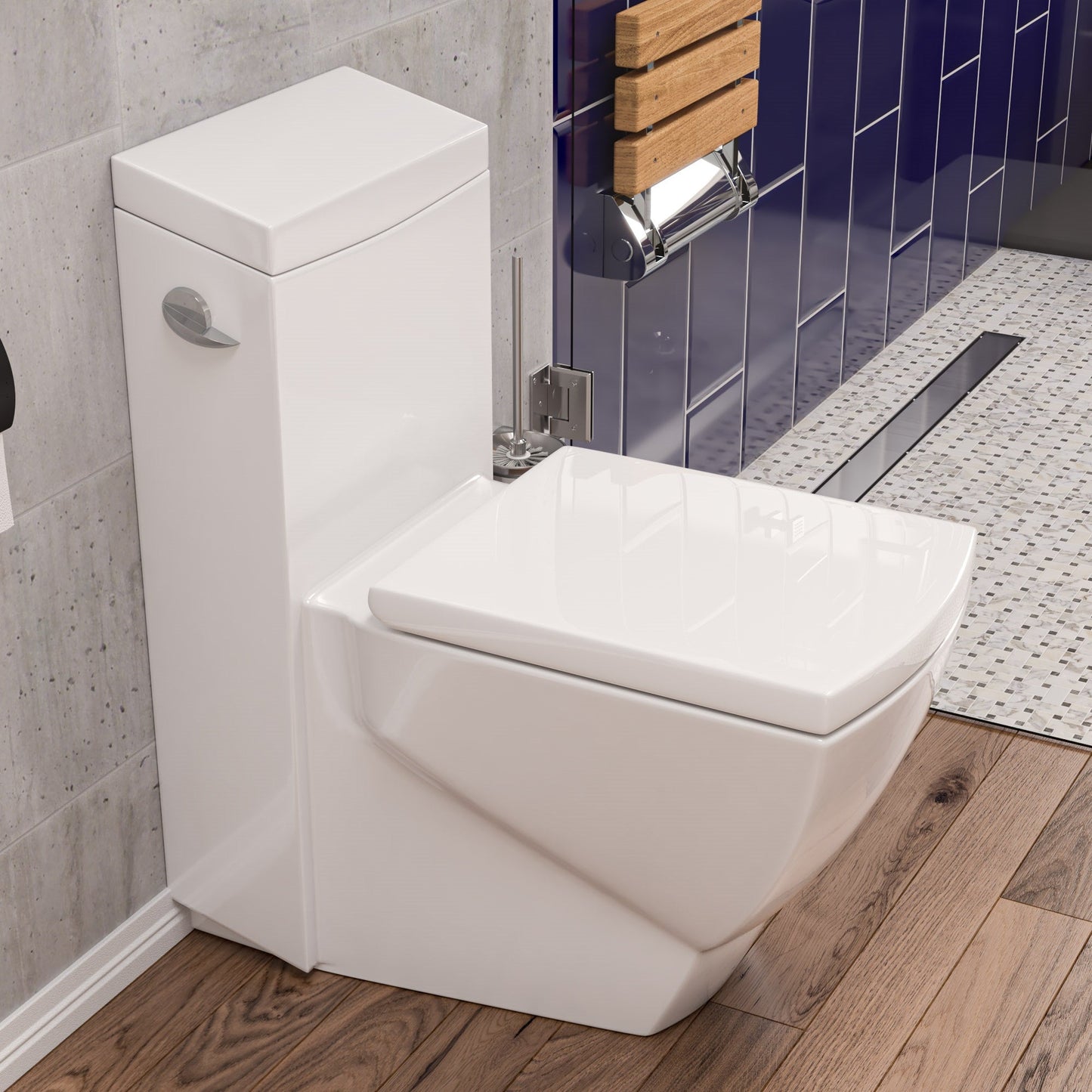 ALFI brand  ABLD36B-BSS 36" Modern Brushed Stainless Steel Linear Shower Drain with Solid Cover