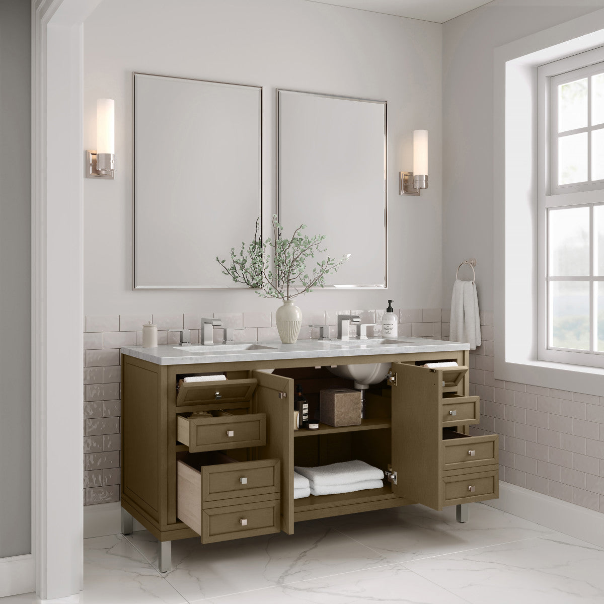 Chicago 60" Double Vanity