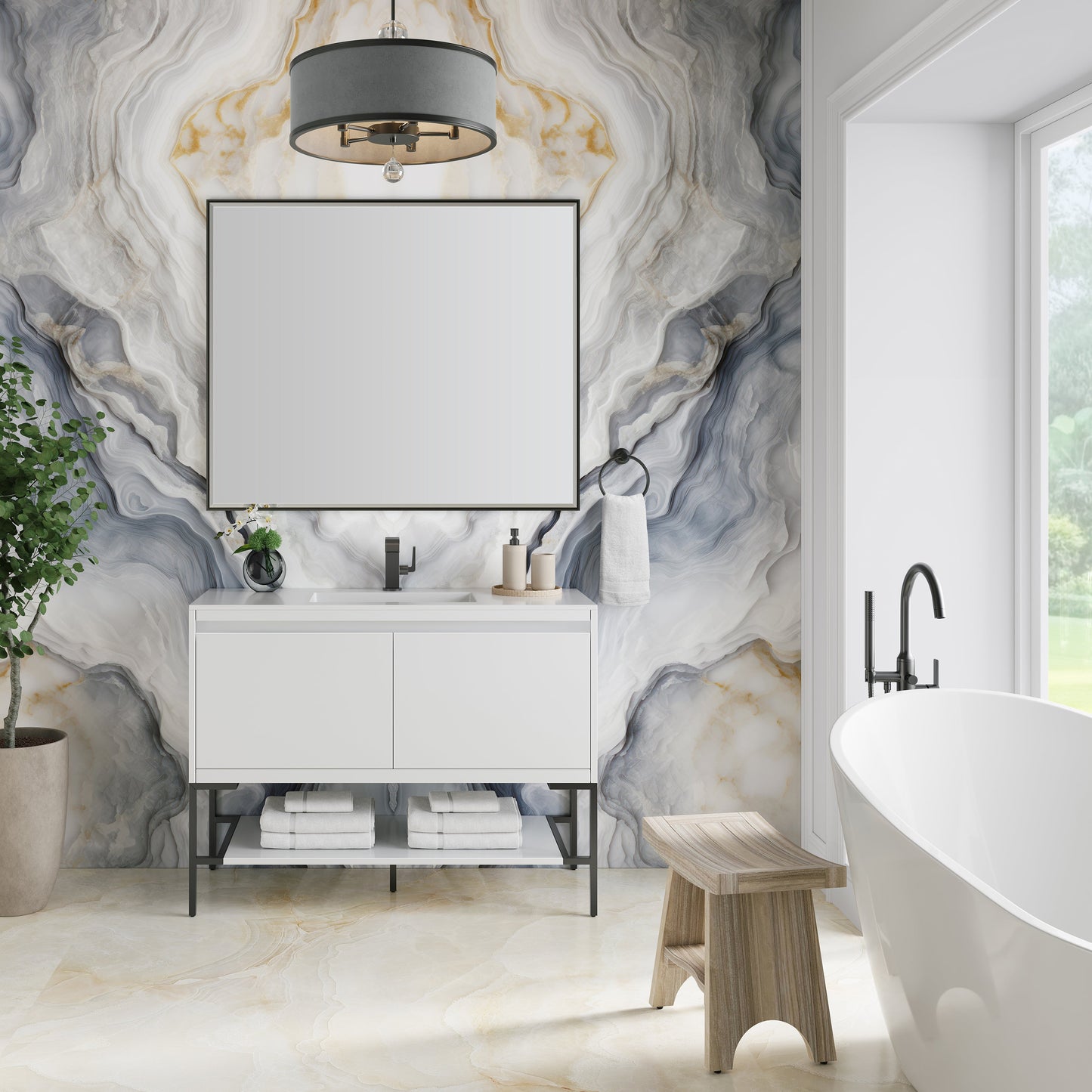 Mantova 47.3" Single Vanity Cabinet