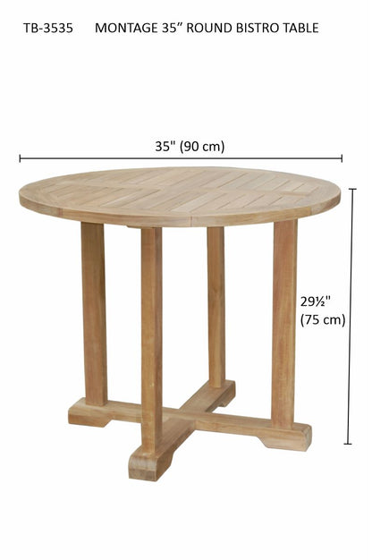 Montage 35" Round Bistro Table