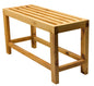 ALFI brand  AB4401 26" Solid Wooden Slated Single Person Sitting Bench
