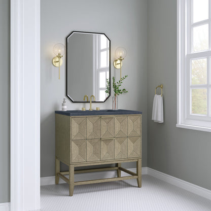 Emmeline 36" Single Vanity Cabinet, Pebble Oak
