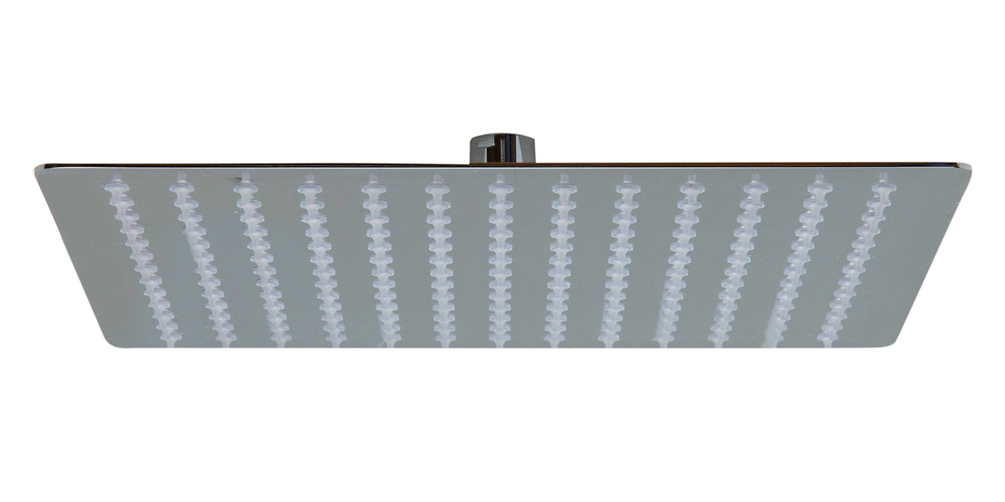 ALFI brand RAIN12S 12" Square Ultra-Thin Rain Shower Head