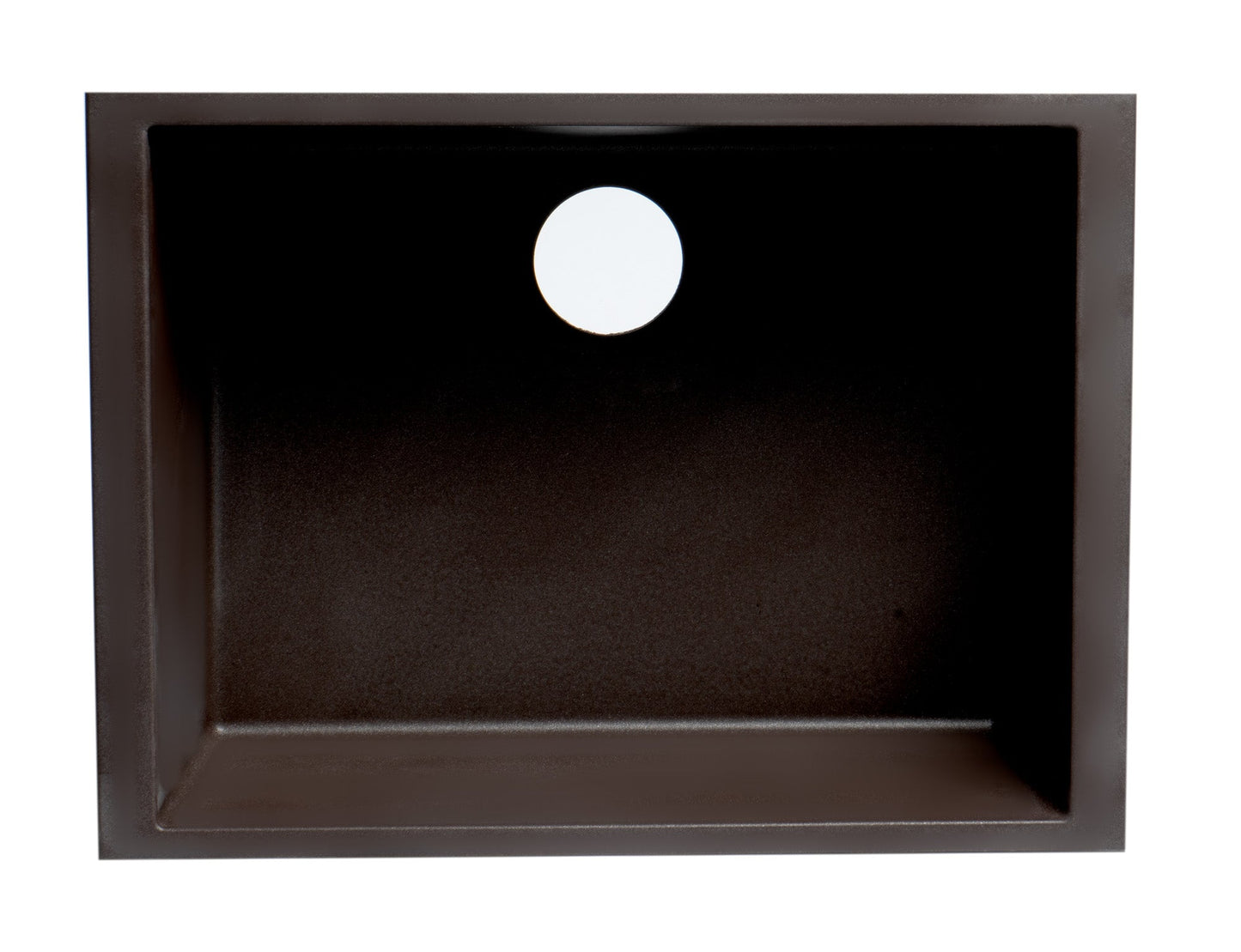 ALFI brand AB2420UM 24" Undermount Single Bowl Granite Composite Kitchen Sink