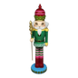 Resin Nutcracker with Moving Digital Eyes - 19 Inch