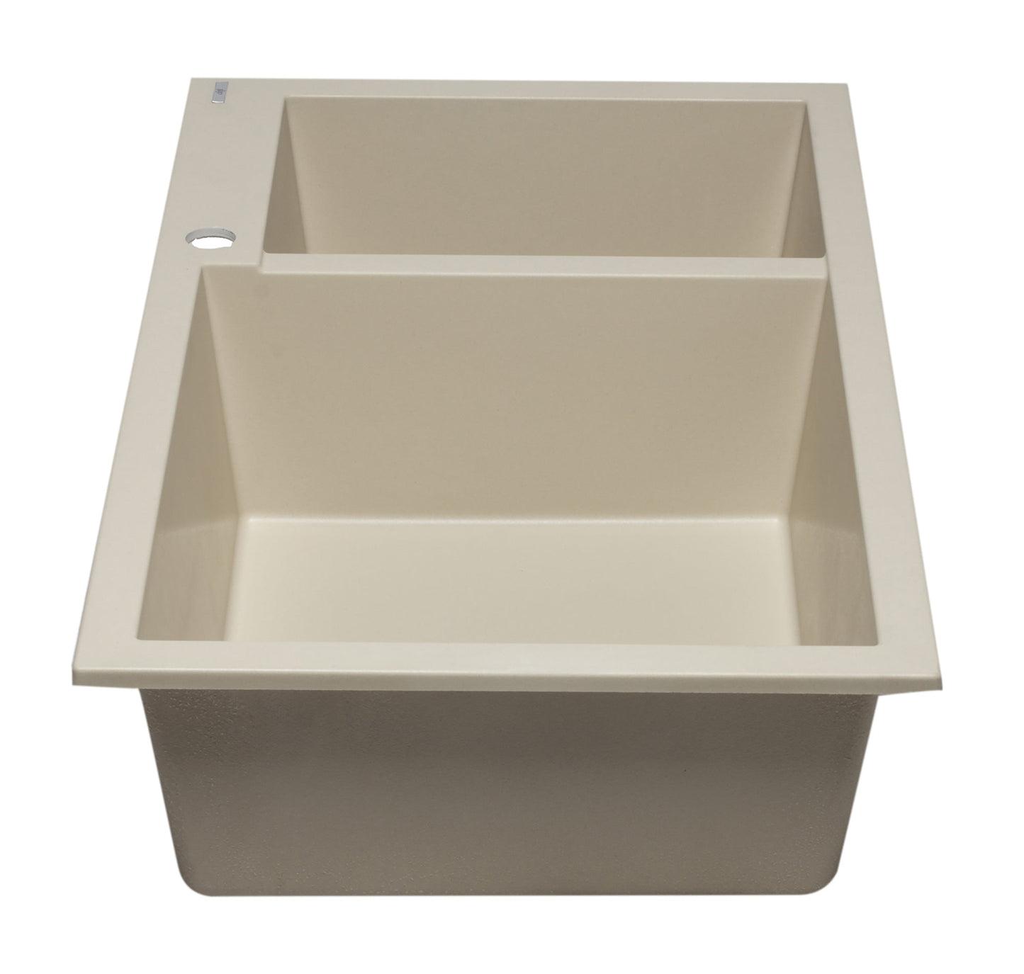 ALFI brand AB3319DI 34" Double Bowl Drop In Granite Composite Kitchen Sink