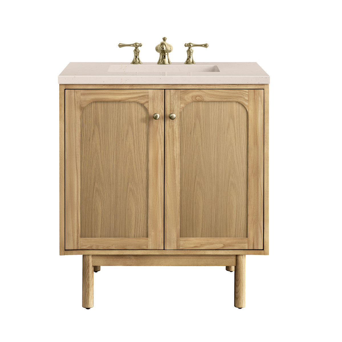 Laurent 30" Single Vanity Cabinet, Light Natural Oak