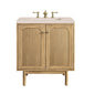 Laurent 30" Single Vanity Cabinet, Light Natural Oak