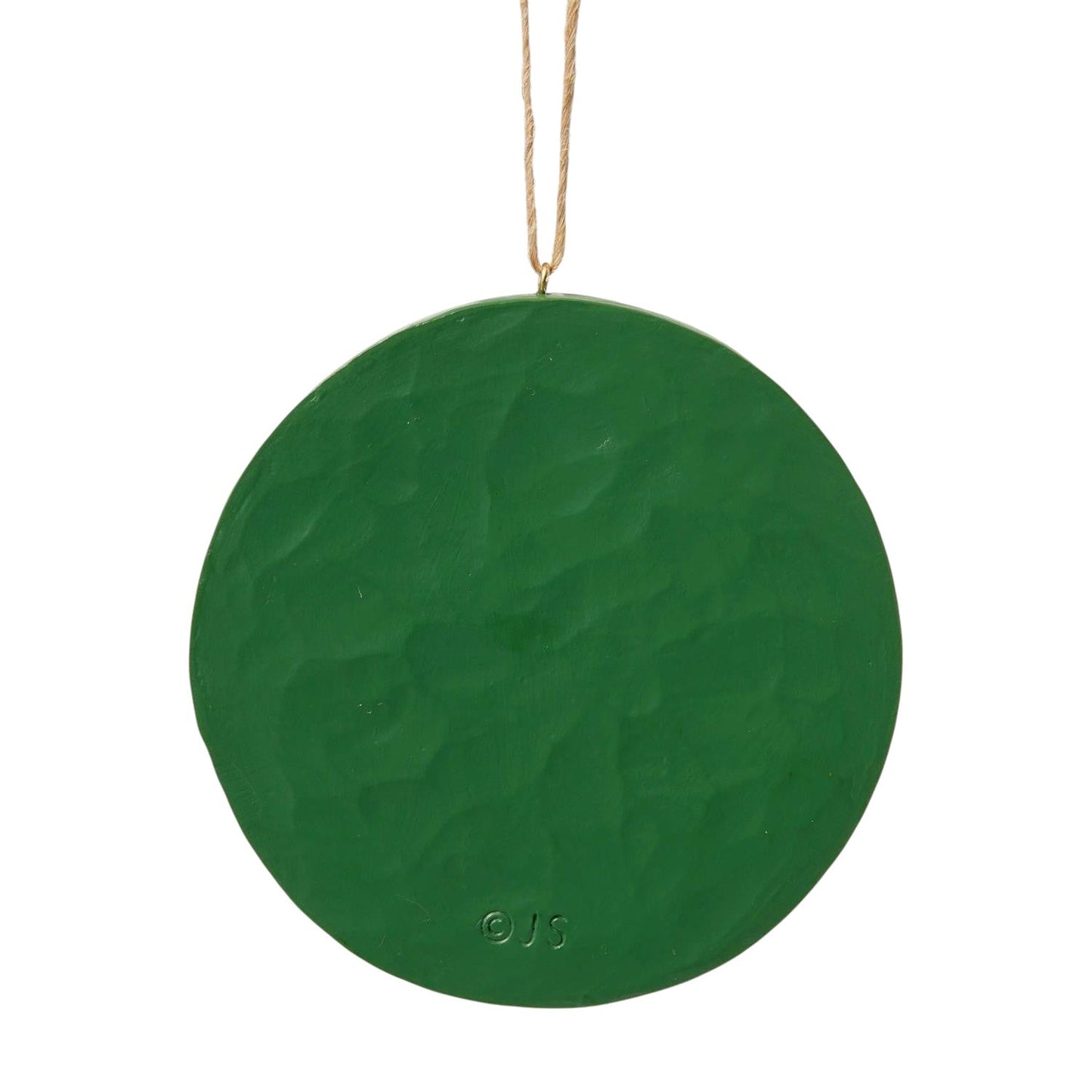 Highland Glen Red Truck Disc Ornament