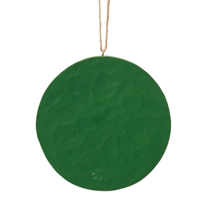 Highland Glen Red Truck Disc Ornament