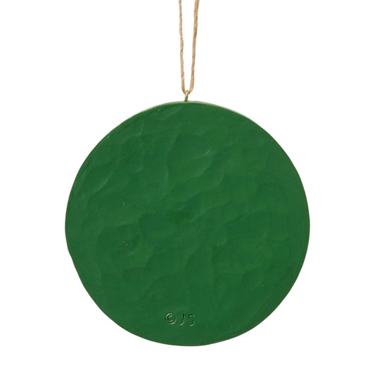 Highland Glen Red Truck Disc Ornament