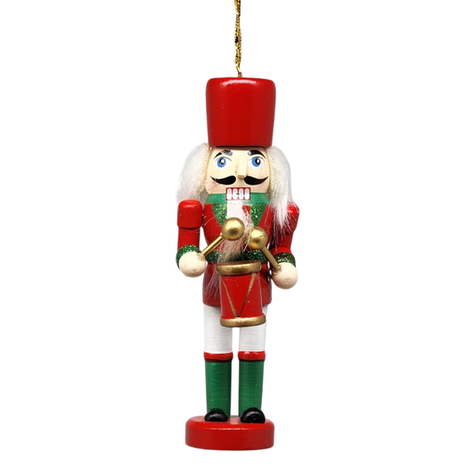 Wood Nutcracker Ornament - Soldier