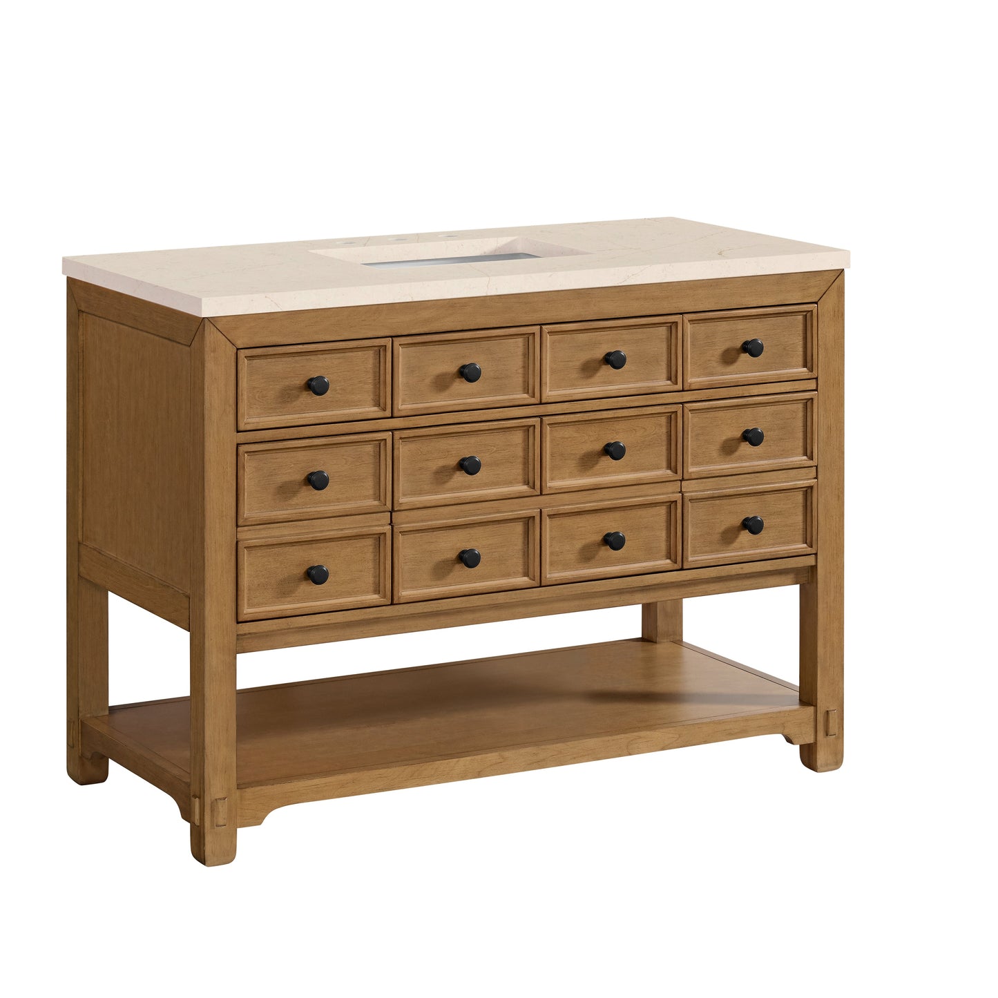 Malibu 48" Single Vanity, Amber Birch