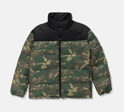 Loose Fit Camouflage Thick Down Jacket