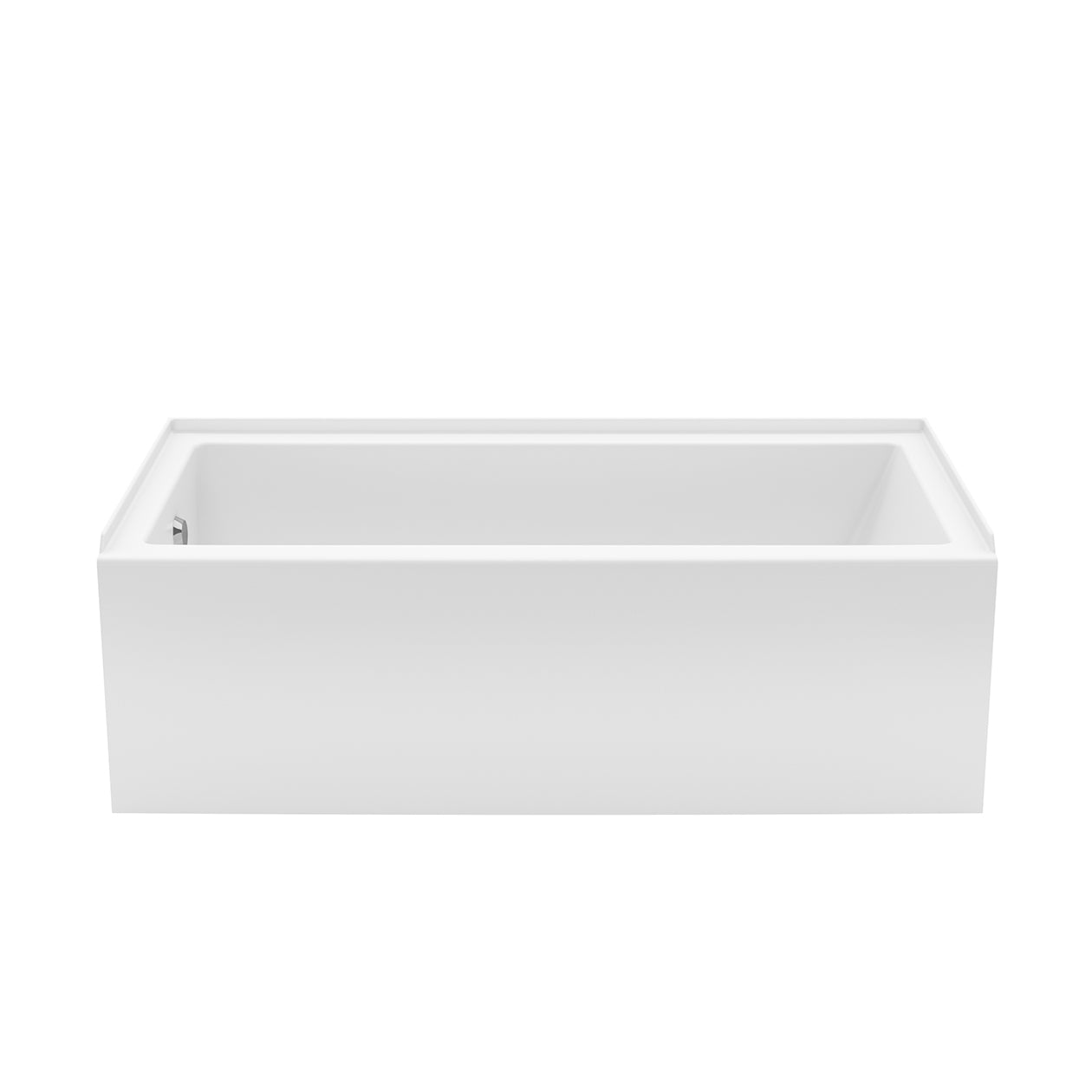 Rubix 6030 Acrylic Alcove Right-Hand Drain Bathtub in White – 59 3/4" x 30" x 18 3/8"