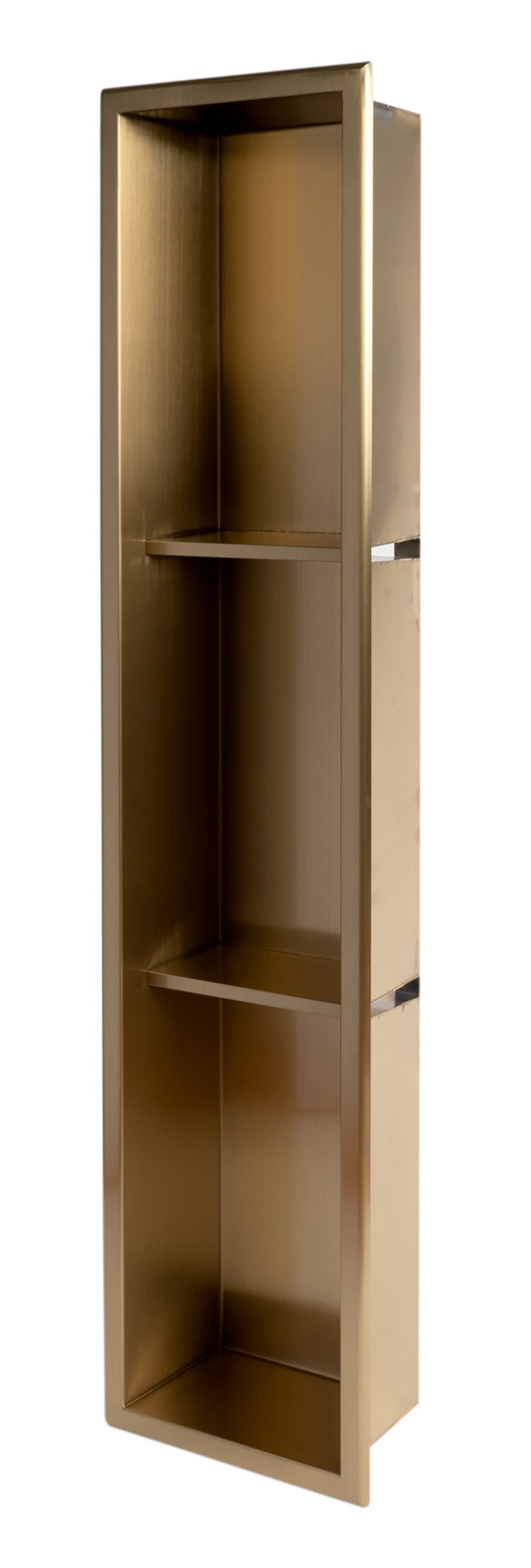ALFI brand ABNP0836 8" x 36" Vertical Triple Shelf Shower Niche