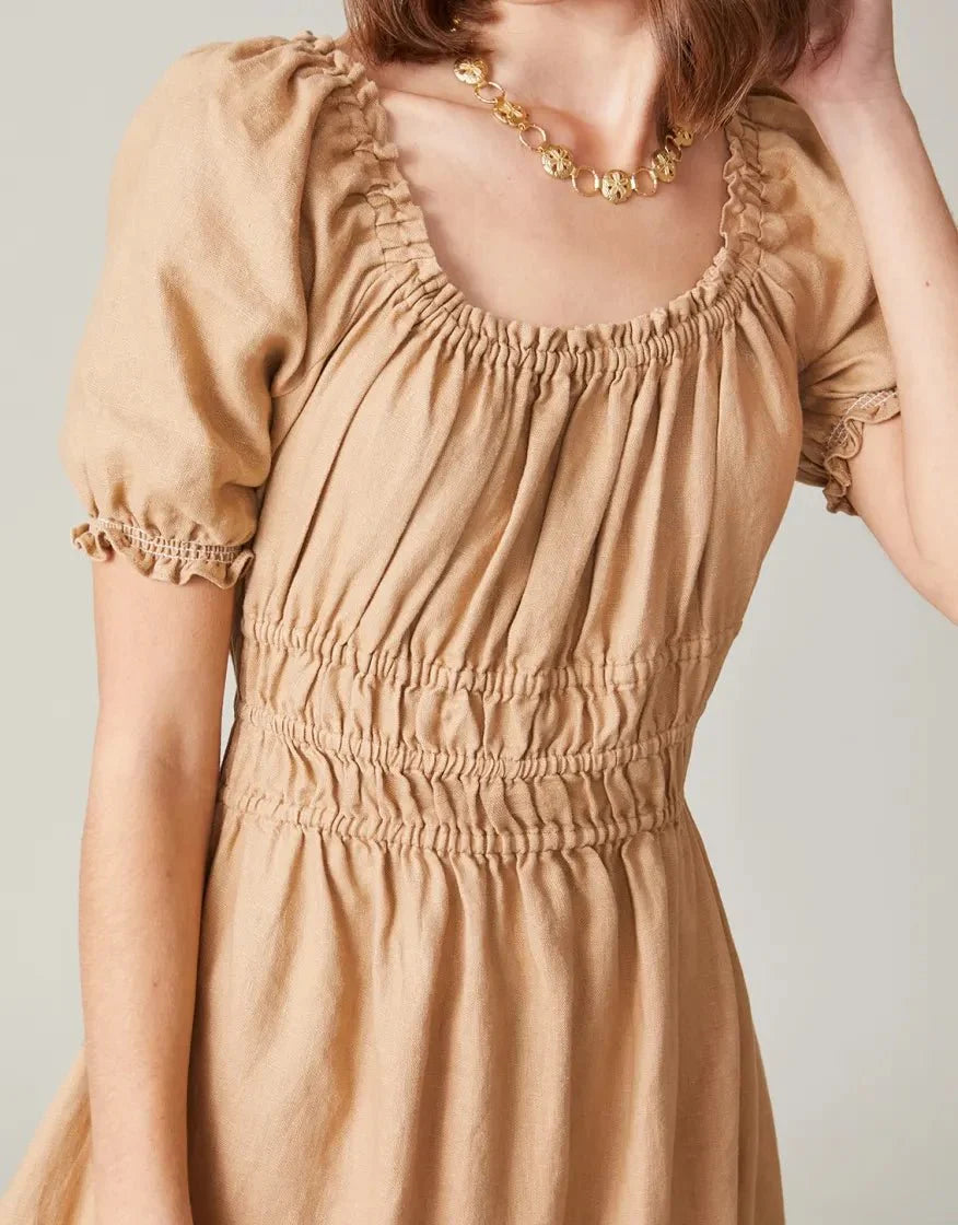 Madeline Dress - Tannin