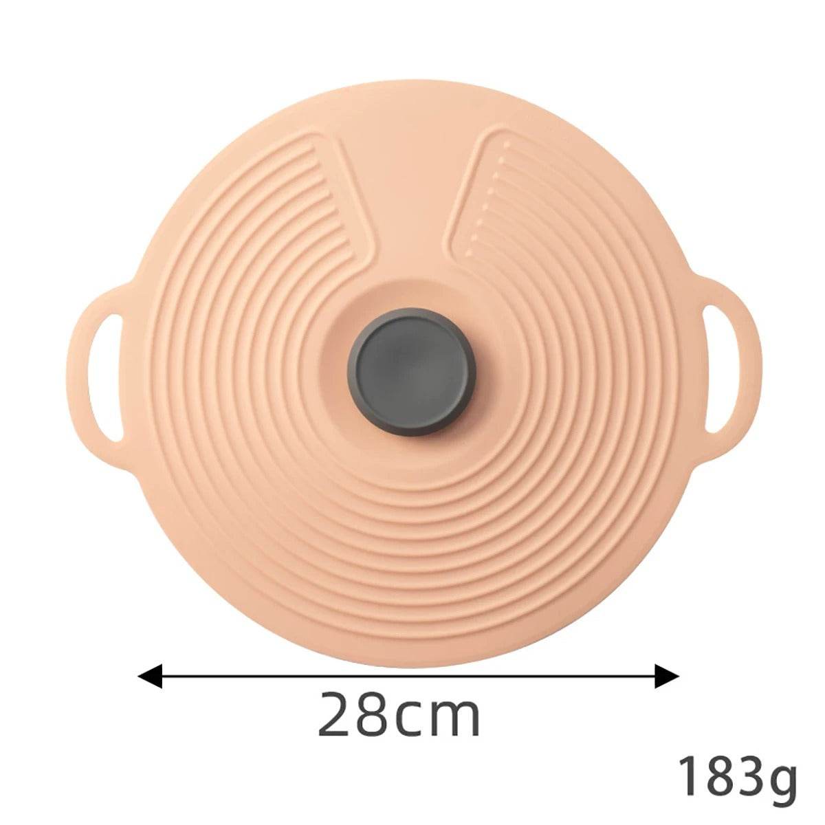 Silicone Fresh-Keeping Anti-Spill Lid – Leak-Proof, Dust-Proof, Reusable Food & Pot Cover for Kitchen Use
