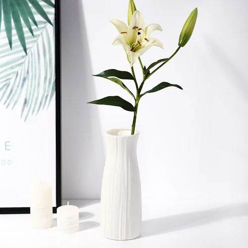 1pc Nordic Plastic Vase Simple Small Fresh Flower Pot