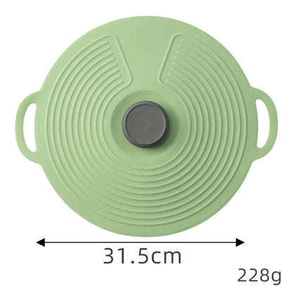 Silicone Fresh-Keeping Anti-Spill Lid – Leak-Proof, Dust-Proof, Reusable Food & Pot Cover for Kitchen Use