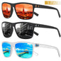 3-Pack Polarized Sunglasses – UV400 Anti-Glare Shades for Men & Women