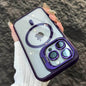 Luxury Magnetic Shockproof iPhone Case with Stand and Lens Protection