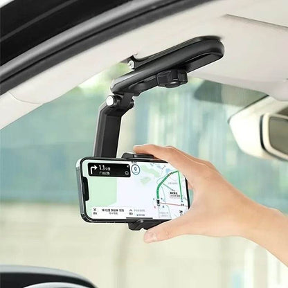 Universal Car Phone Mount for Sun Visor with 360° Rotation