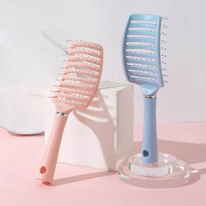 1 Piece Nylon Women's Curly Hair Comb – Heat & Moisture Resistant Scalp Massage & Styling Tool