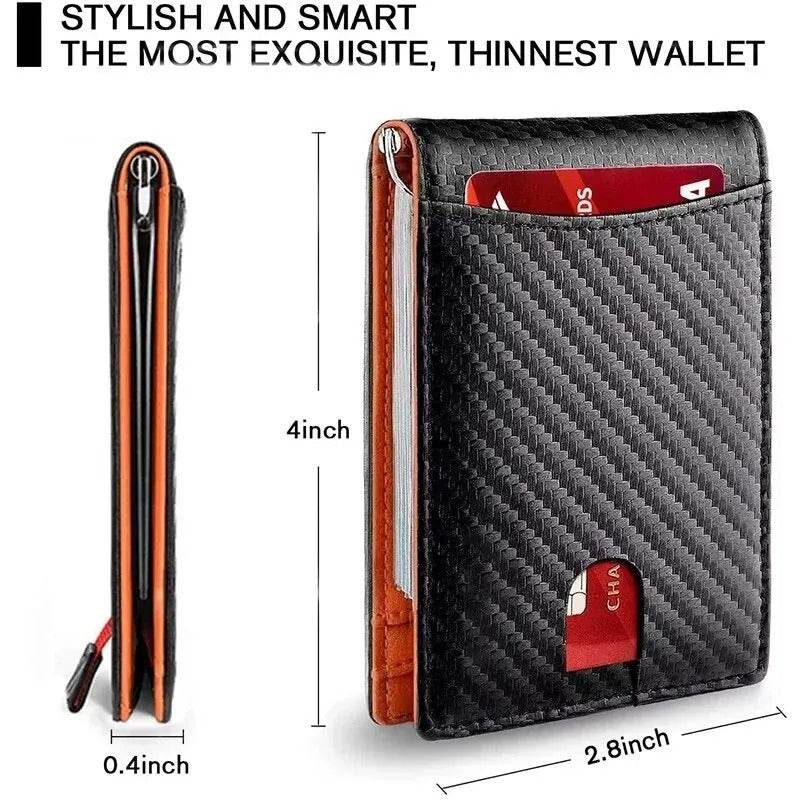 Men’s RFID Blocking Wallet for Dad, Husband, Son – Slim Card Holder Father’s Day Gift