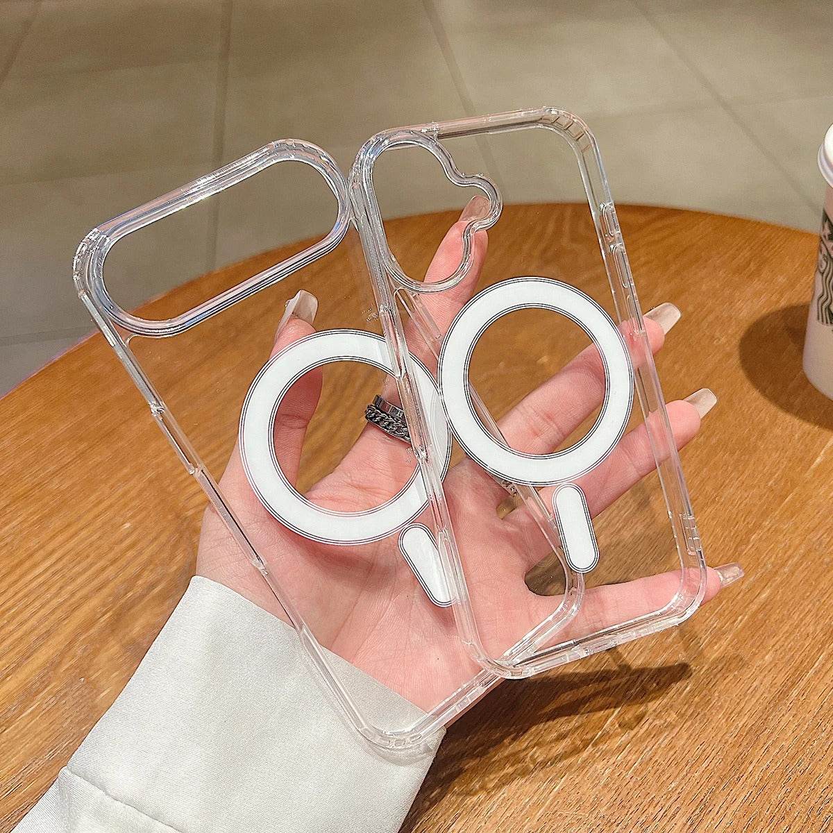 Crystal Clear Magnetic Case for iPhone 17 Air, 17 Pro, 17 Pro Max – Shockproof MagSafe Wireless Charging Cover